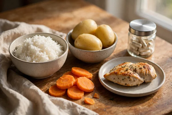 Dieta lekkostrawna podczas stosowania suplementu na grzyby i pasożyty